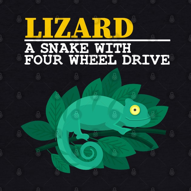 Chameleon  Lizard A Snake With Four Wheel Drive Reptiles by Caskara